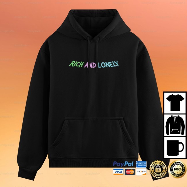 Official Rich And Lonely Embroidered T Shirt Richandlonely