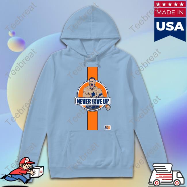 Official Wrestle Features John Cena Never Give Up T-Shirt