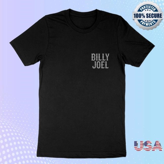 Billy Joel Official Merch Store | New Billy Joel "Song Titles" Shirt New Billy Joel Clothing Shop Billyjoelshop