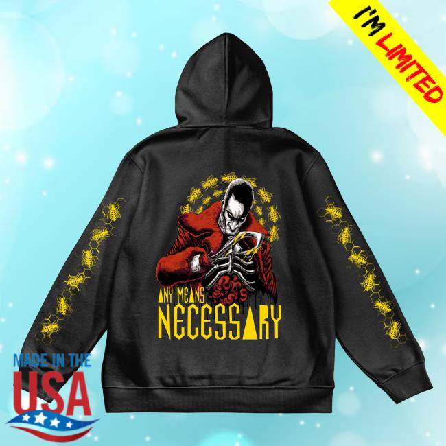 Official Any Means Necessary Clothing Candyman Crew neck Black