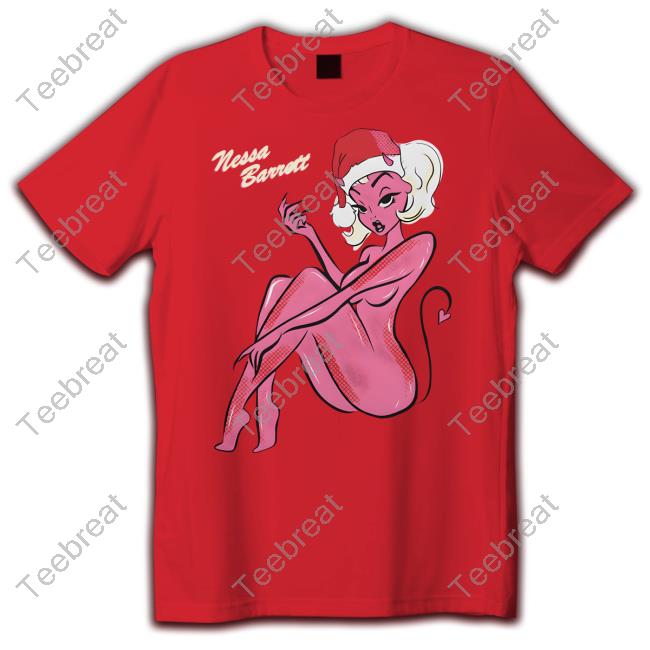 Nessa Barrett Merch Bad Santa Shirt