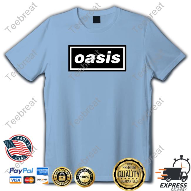 Official Oasis Organic Decca Logo Tee Shirt
