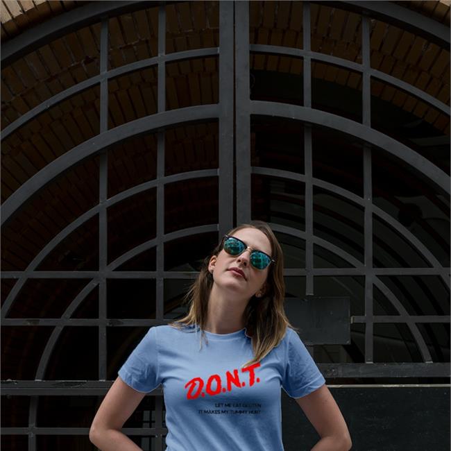 Shirts That Go Hard Merch Dont Let Me Eat Gluten It Makes My Tummy Hurt Tee