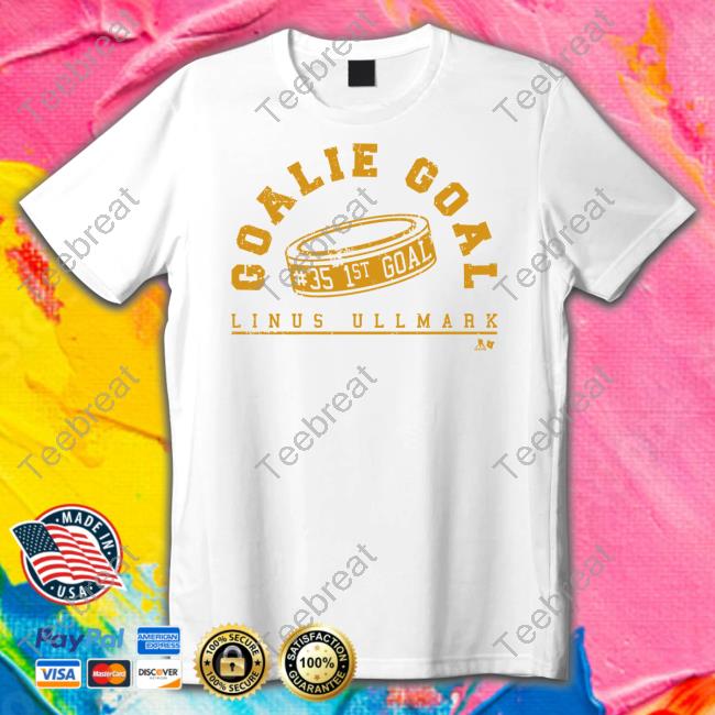 Official Breakingt Merch Goalie Goal Linus Ullmark Shirt