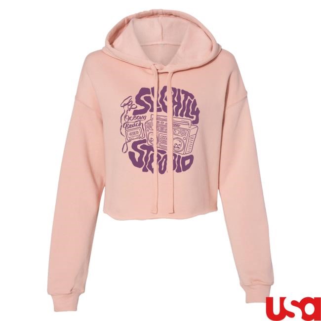 Official Slightly Stoopid Merch Store Shop OB Cassette Crop Hoodies