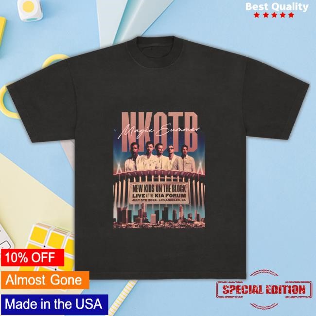 Official New Kids On The Block Merch Store Los Angeles Event T Shirt Shop Nkotb