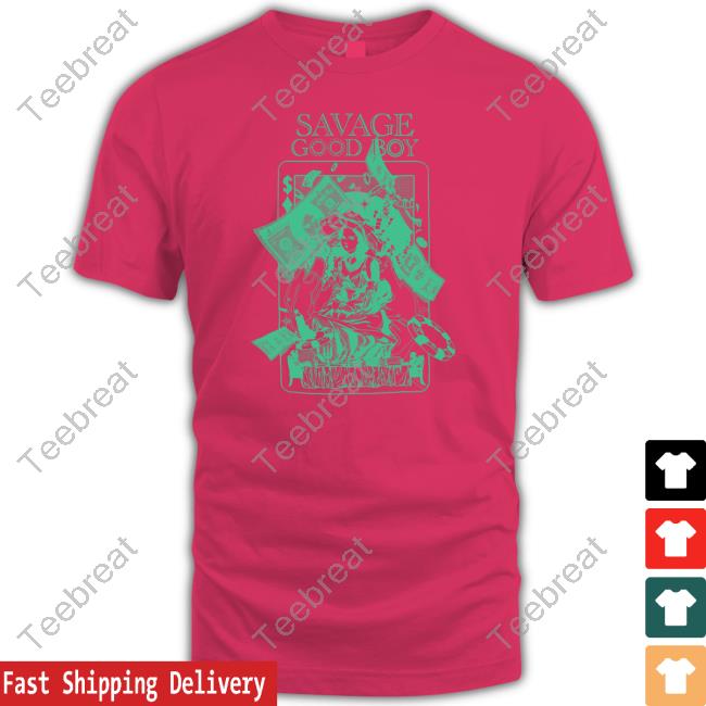 Official Savage Good Boy White Long Sleeve T Shirt