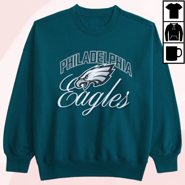 Official Abercrombie And Fitch Philadelphia Eagles Vintage Sunday Sweater NFL by Abercrombie
