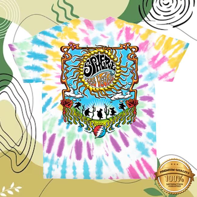 Official Dead & Company Merch Store Dead & Co Sphere Las Vegas Tie Dye Shirt Deadandco Shop Clothing
