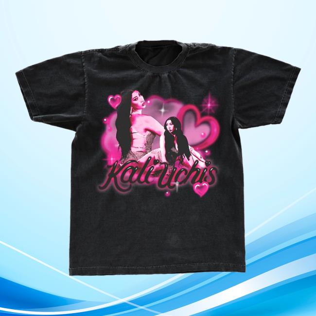 Official Kali Uchis Clothing Store Shop RMIV West Coast Tour Black Airbrush Shirt New Kaliuchis Merch
