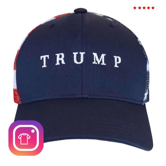 American Flag Back Pullover Cap - Trump Store