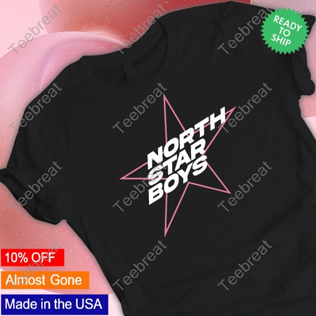 North Star Boys Merch Star Black Hoodie