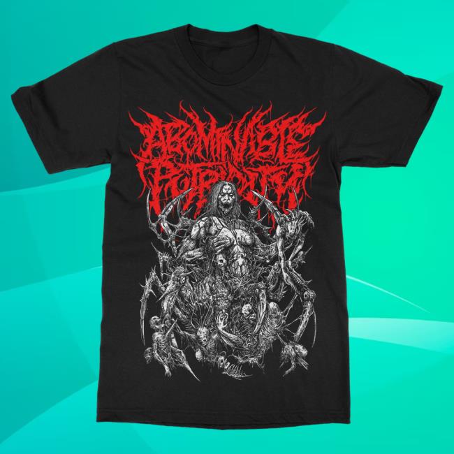 Official Indie Merch Store Shop Abominable Putridity "Arachnoid Impalement" Popover Shirt Indiemerchstore