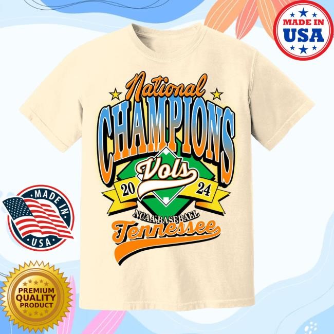 Official Utvol 2024 Baseball National Champions Vintage Shirt