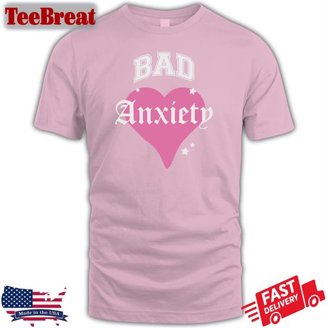 Megan Thee Stallion Store Bad Anxiety Heart Long Sleeve Tee