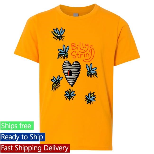 Official Billy Strings Merch Store Shop Billy Strings Bees T Shirt (Squishyeyes)