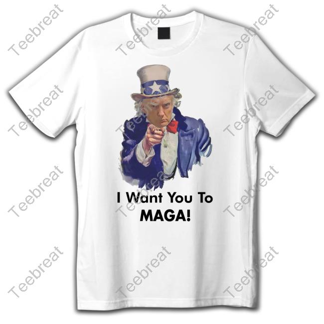 Right Wing Things Shop Fit Uncle Donald Trump I Want You To MAGA Tee Josh Dunlap ULTRA-MAGA
