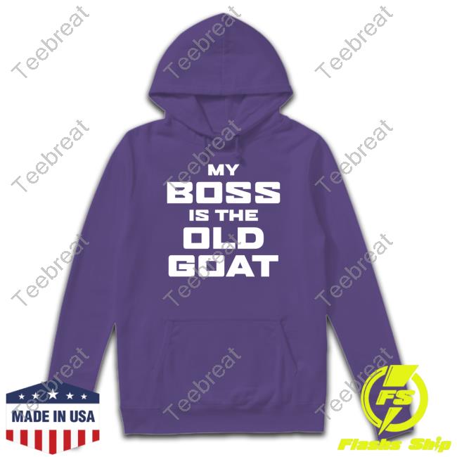 Official Stewart-Haas Racing Merch Chase Briscoe 2023 Mahindra Tractors My Boss Is The Old Goat 14 T-Shirt