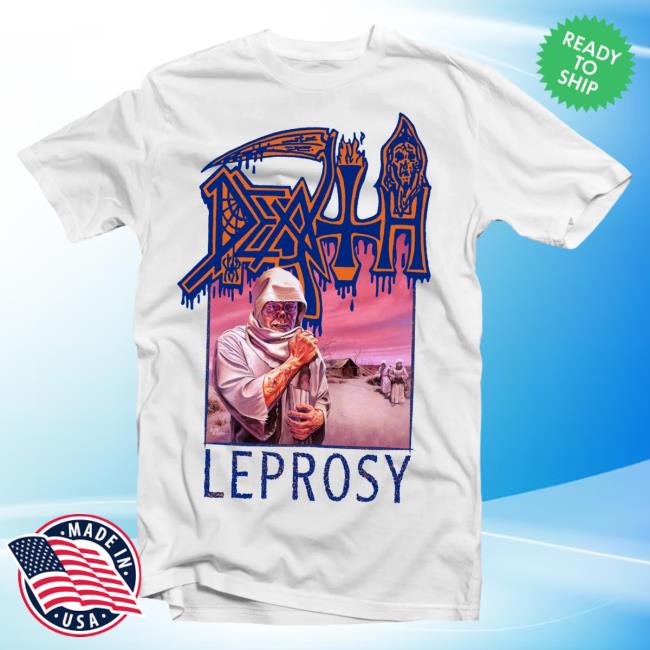 Official Indie Merch Store Shop Death "Leprosy" Shirt 2024 IndieMerchStore