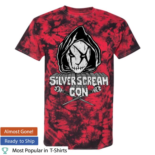 Ink-Merch Silver Scream Con Dye T Shirt