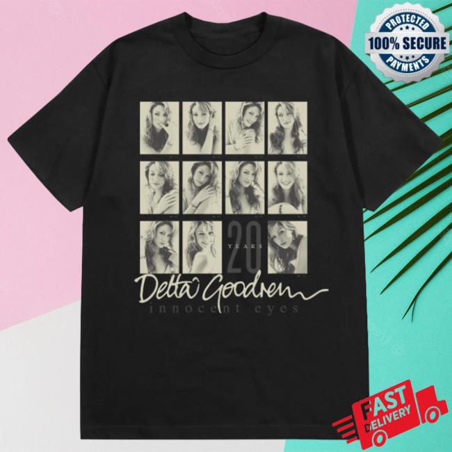 Official Merch Bar Delta Goodrem Innocent Eyes 12 Photos Tour Hoodie Black MerchBar