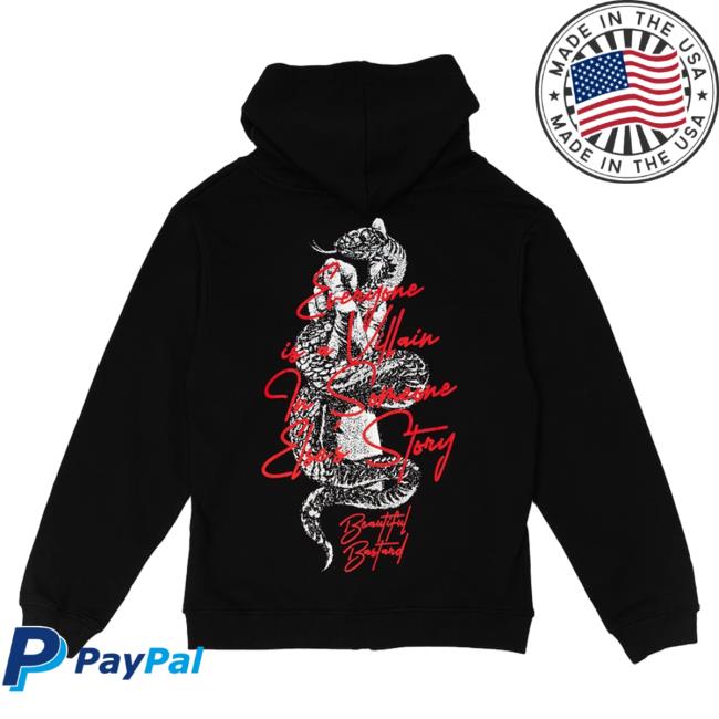 Official Philip Defranco Merch Store Beautiful Bastard Villains - Zip Sweatshirt Beautifulbastard Philipdefranco Shop
