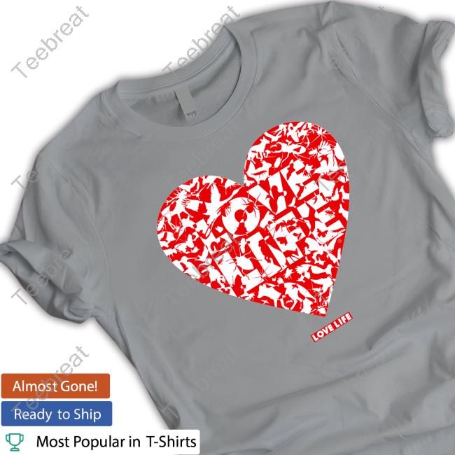 Chris Packham Official Store Love Life Relaxed Fit Top Hot Shirt