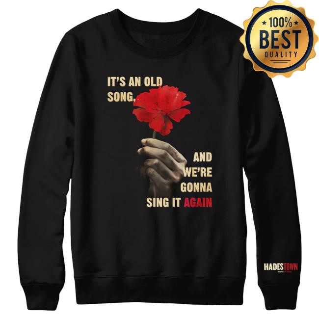 Official Hadestown Merch Hadestown Old Song Pull Over Hoodie
