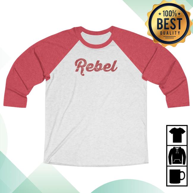 Mike O'hearn Lifestyle Rebel 34 Raglan Shirt Red